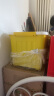 SPACEXPERT 衣物收纳箱塑料整理箱60L黄色 1个装 带轮 实拍图