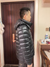 高梵黑金鵝絨服小黑金3.0羽絨服男士短款官方秋冬連帽薄款外套 黑色 XL 曬單實(shí)拍圖