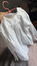 無(wú)印良品（MUJI）女式 漢麻水洗襯衫領(lǐng)長(zhǎng)袖襯衫女士襯衣外套外衣 25年夏季女裝上衣 白色 S （155/80A） 曬單實(shí)拍圖