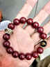 原礦朱砂手串男士手鏈女士男款天然本命年馬年男首飾護身符轉運珠 【猴】2025刑歲-大日如來(lái)【配證書(shū)】 高含量12MM（火燒變黑可還原） 曬單實(shí)拍圖