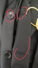 羅蒙高端免燙抗皺西服套裝男士商務(wù)休閑婚禮正裝西服外套上衣服男裝 黑色(西服+西褲+襯衫+大禮包) XL 曬單實拍圖