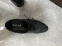 百丽通勤商务皮鞋男士正装鞋春夏季牛皮布洛克婚鞋大码鞋89183AM9 黑色-经典款 42 实拍图