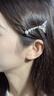 締晶發(fā)卡發(fā)夾飾女2025款高級感后腦勺側邊夾高彈力發(fā)圈頭繩實(shí)用送女友 曬單實(shí)拍圖