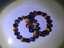蔻詩(shī)哲 COASZE收藏級天然虎眼石彩虎眼石手串藍黃紅虎晴石珠手鏈木變石閃電 臻藏級天然彩虎眼手鏈約12mm男女同款 曬單實(shí)拍圖