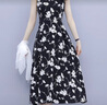 恒源祥吊帶裙子新款2025年法式雪紡碎花長(cháng)裙性感修身顯瘦減齡遮肚連衣裙 吊帶裙 XL 建議115-125斤 曬單實(shí)拍圖