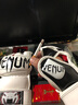 VENUM UNDISPUTED2.0羞羞的鐵拳同款MMA手套半指手套五指拳套比賽露指 白色 L 曬單實(shí)拍圖