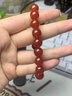 石玥珠寶瑪瑙手串本命年禮物轉(zhuǎn)運(yùn)護(hù)身符手鏈男女士款 水晶瑪瑙 10mm紅瑪瑙手鏈 曬單實(shí)拍圖