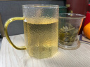 雅集筑茗玻璃茶杯茶水分离玻璃杯带盖带玻璃内胆办公家用耐热泡茶杯 晒单实拍图