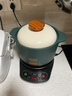 壺福（HF） 電燉鍋砂鍋分體式煲湯鍋陶瓷砂鍋全自動(dòng)多功能養生煲家用煮粥燉湯鍋隔水燉大容量 【祖母綠】4.5L砂鍋A1 4.5L 曬單實(shí)拍圖