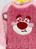 可歆寶貝女童秋冬法蘭絨睡衣女寶寶兒童冬季珊瑚絨女孩冬款加絨加厚家居服 草莓熊粉色 90碼建議1-2歲（身高85左右） 曬單實(shí)拍圖