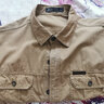 JEEP SPIRIT吉普純棉襯衫男春秋季新款百搭工裝長(cháng)袖襯衣防風(fēng)中青年上衣服大碼 8808卡其色【短款】 均碼 L 曬單實(shí)拍圖