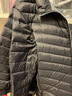 阿瑪尼（ARMANI EXCHANGE）男裝 男士外套滌綸絎縫徽標(biāo)印花羽絨服 8NZB52 ZNW3Z 0217 黑色 L 曬單實(shí)拍圖