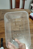屋田一次性飯盒打包盒食品級餐盒帶蓋可微波耐高溫加厚方形1000型50套 曬單實(shí)拍圖