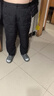 恒源祥羽絨褲男加厚寬松舒適防風(fēng)寬松彈力腰圍中老年人內穿保暖防寒褲 黑色69013 4XL (190) 180斤左右 曬單實(shí)拍圖