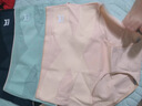 貓人（MiiOW）痕高腰女士內褲收腹純棉襠提臀收腹舒適三角褲性2025 高腰提臀收腹3條-黑+粉+膚 商場同款M(80-100斤) 曬單實拍圖