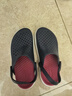 CROCS卡駱馳舒樂(lè )洞洞鞋沙灘鞋男鞋包頭女鞋拖鞋|209964 深藍色-410 41 /42(260mm) 曬單實(shí)拍圖