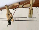 巧巧兔六年級成品關(guān)節(jié)可動竹節(jié)人對戰(zhàn)玩具男女孩雙人親子互動對戰(zhàn)桌套裝 曬單實拍圖