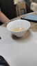 何佳功斗笠杯陶瓷純白小茶杯6個(gè)功夫茶斗笠小茶杯中式薄胎贈配套杯架家 純白瓷-斗笠杯6個(gè) +杯架 曬單實(shí)拍圖