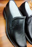 富貴鳥(niǎo)皮鞋男春夏新款男士皮鞋真皮鏤空透氣商務(wù)休閑鞋中老年軟底牛皮鞋 FG0152黑色【鏤空款】 41 曬單實(shí)拍圖