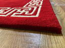 初尚羊毛混紡中式地毯客廳搭配紅木家具的毯子別墅茶幾沙發(fā)接待室地毯 酒紅色 2m*3m 曬單實拍圖