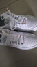 耐克NIKE女子休閑鞋空軍一號(hào) AIR FORCE 1 運(yùn)動(dòng)鞋IH0640-161白粉 37.5 曬單實(shí)拍圖