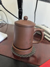 云禪尚陶宜興紫砂杯純全手工大茶杯家用茶具蓋杯高檔辦公泡茶杯紫泥放下杯 放下套杯（約460CC） 曬單實(shí)拍圖