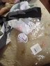 Tuban專(zhuān)業(yè)運動(dòng)小腿壓縮襪跑步女男馬拉松健身籃球跳繩壓力襪子長(cháng)筒透氣 深卡其布黑色+白色【兩雙裝】 S/M【36-40鞋碼】 曬單實(shí)拍圖
