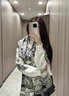GIAVENTOLA披肩女外搭2025新款斗蓬披風(fēng)毛毯辦公室毯子秋冬季圍巾兩用厚圍脖 黑米色 曬單實(shí)拍圖