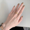 COISE 情侶戒指黃金一對(duì)戒足金素圈戒指求婚定婚結(jié)婚情侶款指環(huán)送老婆 情侶對(duì)戒黃金戒指一對(duì)+精美禮盒 曬單實(shí)拍圖