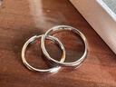 京蔻迪細款情侶對戒素圈白銀小眾設計一對男女款刻字高感精致對戒 細款素圈(單女款) 開(kāi)口可調節 曬單實(shí)拍圖
