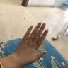顧豪 黃金戒指女款新潮999足金四葉草轉(zhuǎn)運(yùn)珠戒指指環(huán)尾戒送女友圈戒 18號(hào) 約1.8克 曬單實(shí)拍圖
