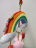 貝佳麗嬰兒寶寶安全座椅床鈴床頭風(fēng)鈴安撫玩具車(chē)載0一1歲推車(chē)掛件推車(chē)玩 彩虹兔子 曬單實(shí)拍圖
