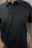 Homlean美式polo衫男春夏季索羅娜寬松簡(jiǎn)約舒適短袖T恤OM6黑色4XL 曬單實(shí)拍圖