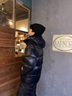 雪中飛黑金羽絨服男加厚防寒服冬裝外套短款連帽男士冬季御寒鴨絨衣服 黑色 165/S建議85-110斤 曬單實(shí)拍圖