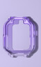 炫戴適用華為5x/5xpro兒童電話(huà)手表帶漸變透明保護套4x新耀4Pro/3Pro超能版運動(dòng)5鋼化膜防摔5pro保護殼 保護殼-漸變紫+鋼化膜2片 適用：華為兒童手表5x/5xpro 曬單實(shí)拍圖