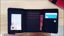葉余三折帆布錢(qián)包男款小皮夾折疊卡包多卡位豎款便攜式錢(qián)包 BLACK-三折錢(qián)包 【旗艦】防水耐磨/防盜刷/防消磁 曬單實(shí)拍圖