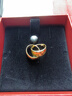 周六福足金999簡(jiǎn)約黃金耳環(huán)女送媽媽耳飾計價(jià)AA090834 一對 約3.67g  曬單實(shí)拍圖