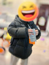 保姆鵝 兒童羽絨服寶寶短款加厚白鴨絨外套男童女童保暖防風冬[NG2637] 黑 100 曬單實拍圖