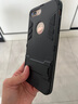 幸運鉆 蘋(píng)果6s手機殼/iPhone6s Plus全包防摔男款硅膠鎧甲帶支架硬殼個(gè)性創(chuàng  )意保護套 【炫酷黑】+全屏鋼化膜 蘋(píng)果6plus/6sPlus【5.5英寸】 曬單實(shí)拍圖