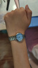 卡西歐（CASIO） SHEEN系列守護星SHE-4528防水女士手表石英表腕表 送女友禮物 SHE-4528D-2AUPFS【手鏈禮盒版】 曬單實(shí)拍圖