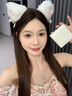 丘比特之心甜美輕奢鎖骨鏈送女朋友生日禮物純銀鍍鉑金pt950項鏈 輕奢款-丘比特粉項鏈-玫瑰花禮盒 曬單實(shí)拍圖