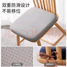 SEVENMOONS記憶棉學(xué)生坐墊辦公室椅子椅墊久坐學(xué)生教室專(zhuān)用屁股墊板夏季坐墊 坐墊灰藍（35*35*3.3cm） 記憶海綿，久坐護臀遠離疼痛 曬單實(shí)拍圖