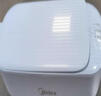美的（Midea）七夕禮物超聲波清洗機眼鏡清洗機神器 家用全自動便攜護理機 首飾剃須刀手表帶假牙化妝刷便攜清潔 極地白插電款MHJ45-01VW 曬單實拍圖