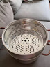 炊大皇（COOKER KING）蒸鍋304不銹鋼三·層加厚復底電磁爐鍋具30c·m蒸格家用蒸籠 304不銹鋼三層 26c·m含蒸布手套 曬單實(shí)拍圖