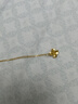 中國黃金四葉草黃金項鏈女2025新款吊墜生日禮物女送女友媽媽老婆結婚紀念 足金吊墜+足金鏈+證書禮盒 曬單實拍圖