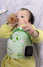 日本暖水袋嬰兒二月鬧新生肚子紅豆熱敷袋寶寶 威廉恐龍豪華款【智能熱敷2000 68x28x1cm 曬單實(shí)拍圖