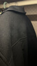 杰克·瓊斯（JACK&JONES）男裝衣服春秋工裝風(fēng)羊毛外套PU領(lǐng)多口袋商務(wù)休閑短款毛呢大衣男 E40 黑色 L 180 曬單實(shí)拍圖