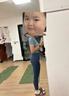 徽昂運動(dòng)套裝女瑜伽服套裝跑步健身服速干衣胸墊t恤拼接短袖長(cháng)褲藍XL 曬單實(shí)拍圖