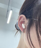 索愛SL6 Pro 藍牙耳機真無線開放半入耳式運動智能app跑步騎行通話降噪適用蘋果華為小米 白 曬單實拍圖