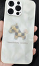 魔巖適用蘋果16promax手機(jī)殼iphone14pro潮牌15promax高檔玻璃16鏡頭全包防摔保護(hù)套情侶男女超薄卡通 古董白·洛可可格紋小馬+加購贈硅膠掛繩 蘋果14promax 曬單實拍圖